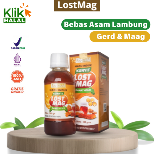 

LostMag Madu Herbal Asam Lambung Aslam Obat Maag Gerd 280 gr Original