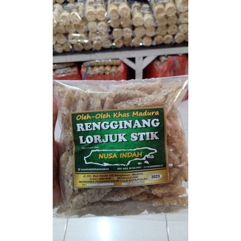 

Rengginang Lorjuk stick/koin mentah 400gr