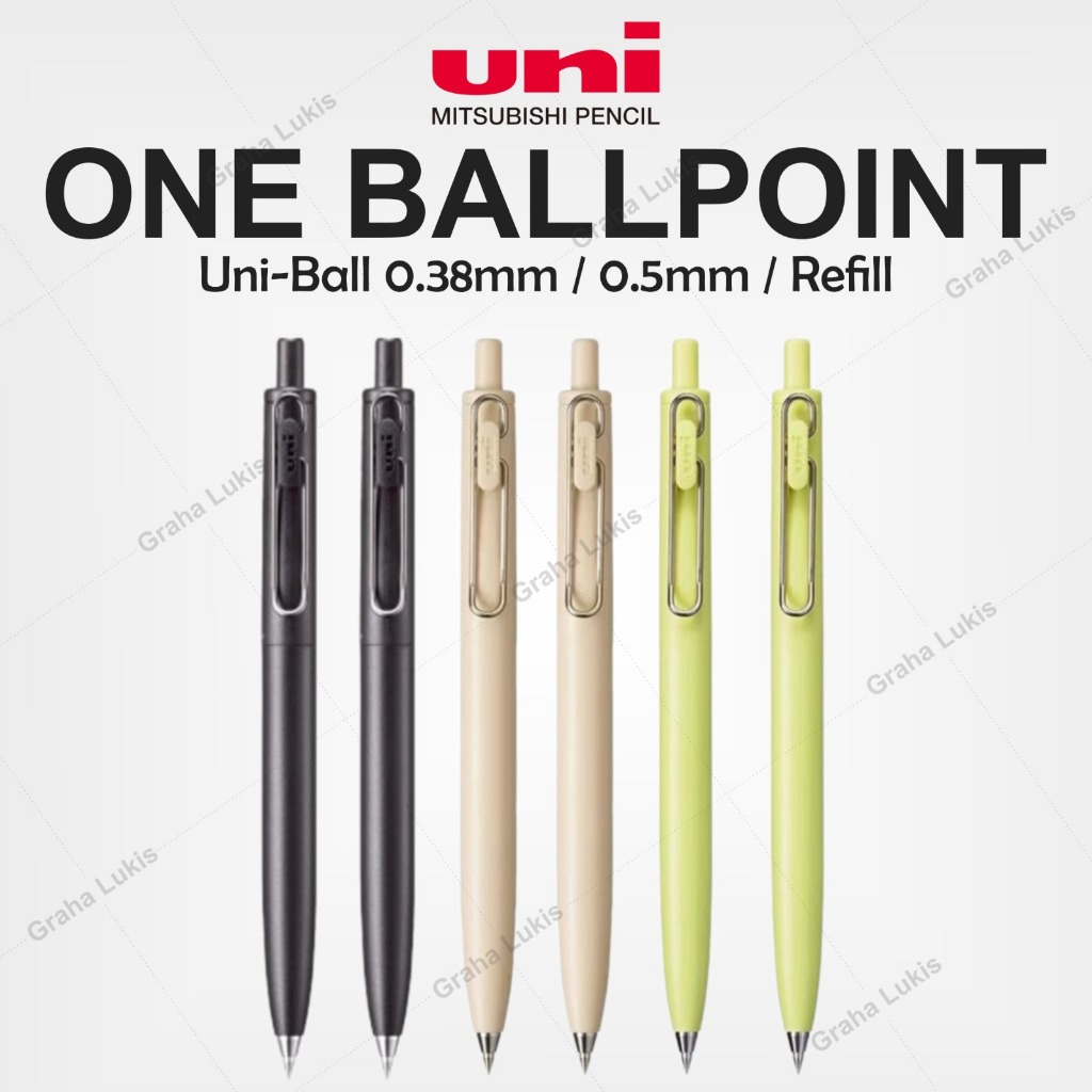 

UNI-BALL ONE Ballpoint 0.38mm / 0.5mm / Refill