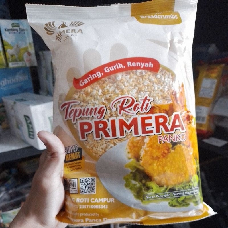 

Tepung Roti Primera Panko 450gr Mix/Orange/Putih