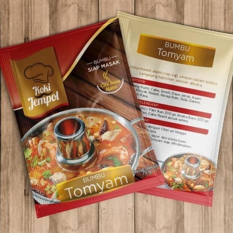 

Bumbu Steamboat Tomyam (Tanpa Micin) - 75gr