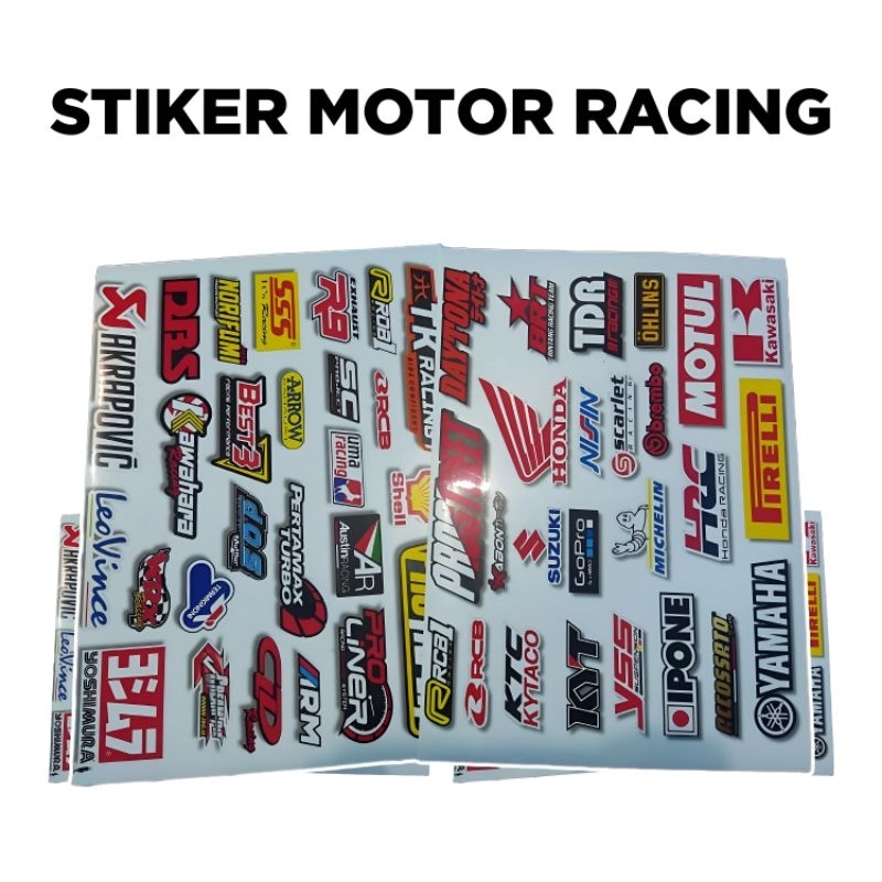 

Stiker Vinyl Motor Racing Waterproof