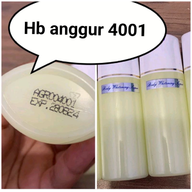 HB MALAM Anggur Klobe 4001 Extra Whitening / HB Full Klobe