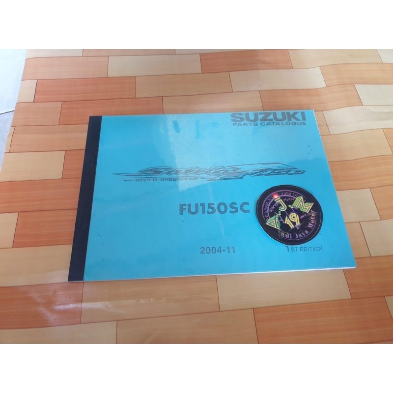 Buku Part Catalog Katalog Copian Suzuki Satria Fu 150 2004