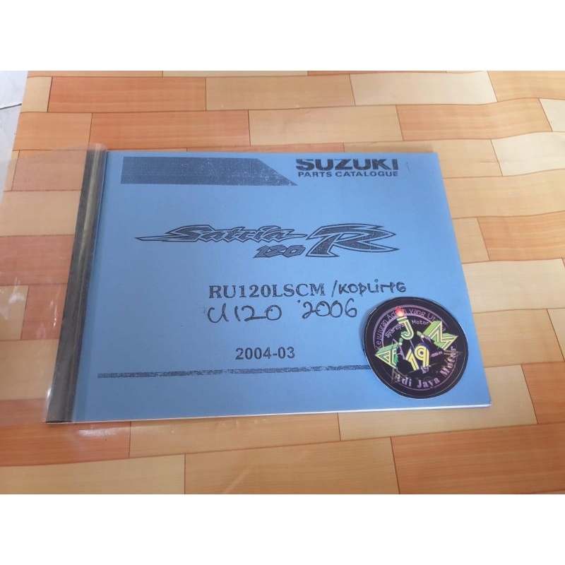 Buku Part Catalog Katalog Copian Suzuki Satria 120 R Hiu