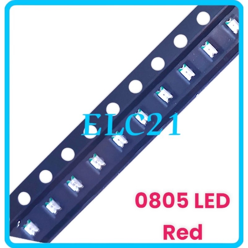 Led Merah SMD 0805 LED SMD Merah 0805 Led Merah SMD 0805 10 PCS (1 strip)