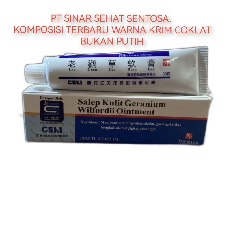 SALEP KULIT GERANIUM WILFORDII EKSIM GATAL
