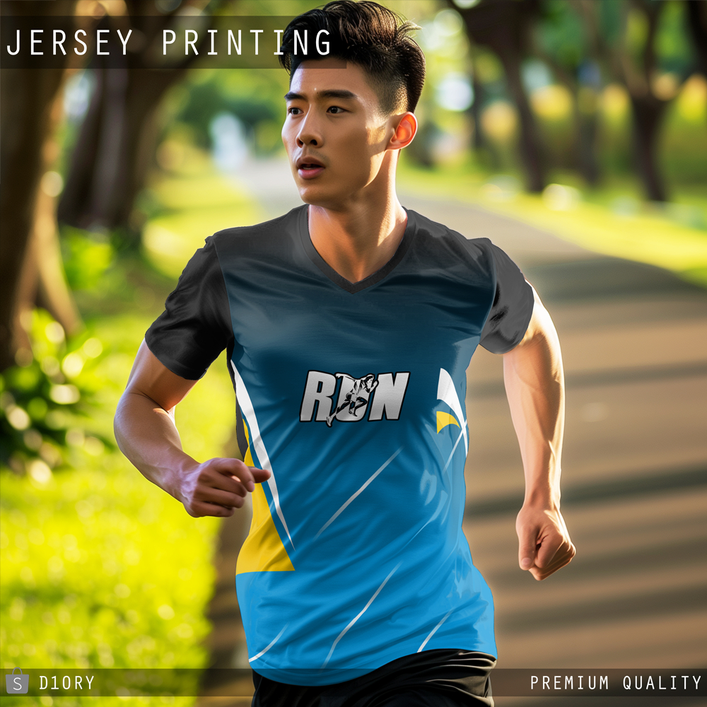 Jersey Baju Pelari Indonesia 204 Kaos Running Pria Wanita Dry Fit Pakaian Olahraga Kekinian
