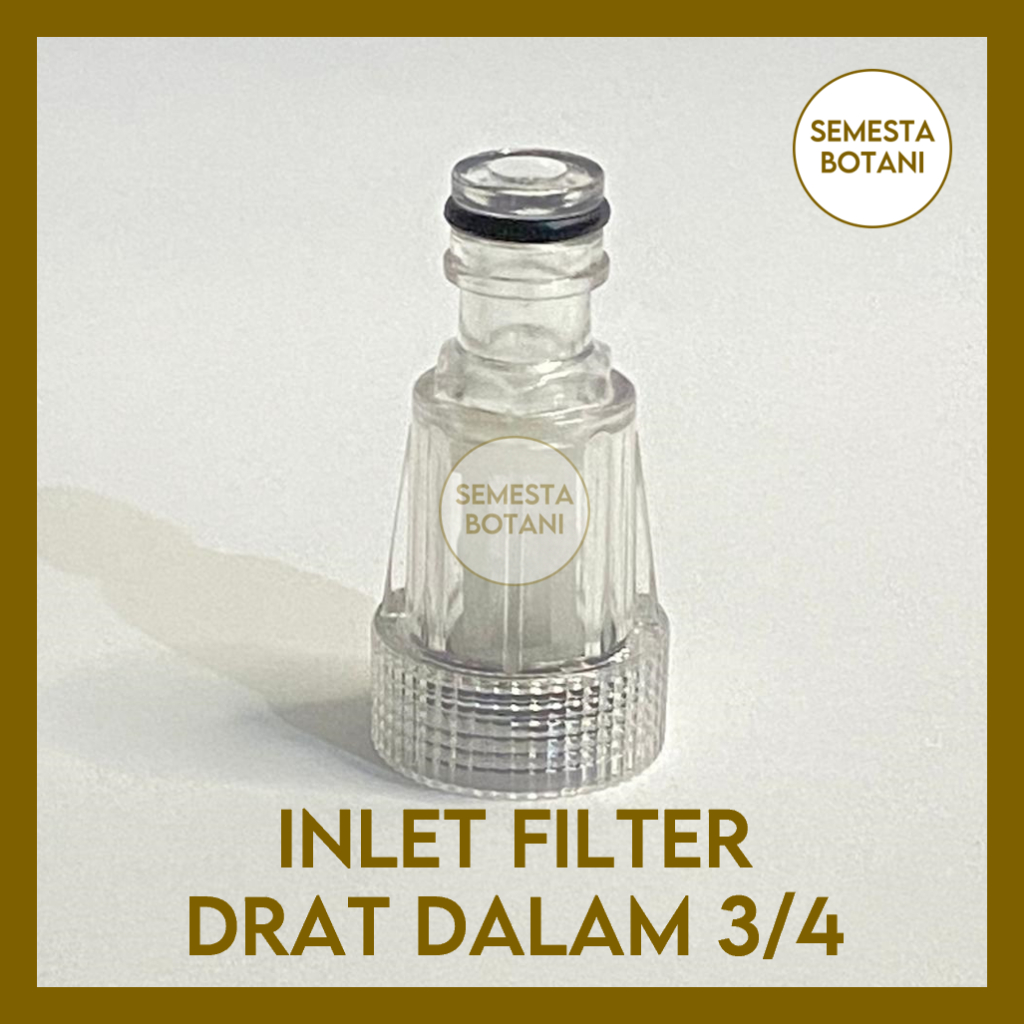 Konektor Inlet Filter Drat Dalam 3/4 Selang Air Quick Release