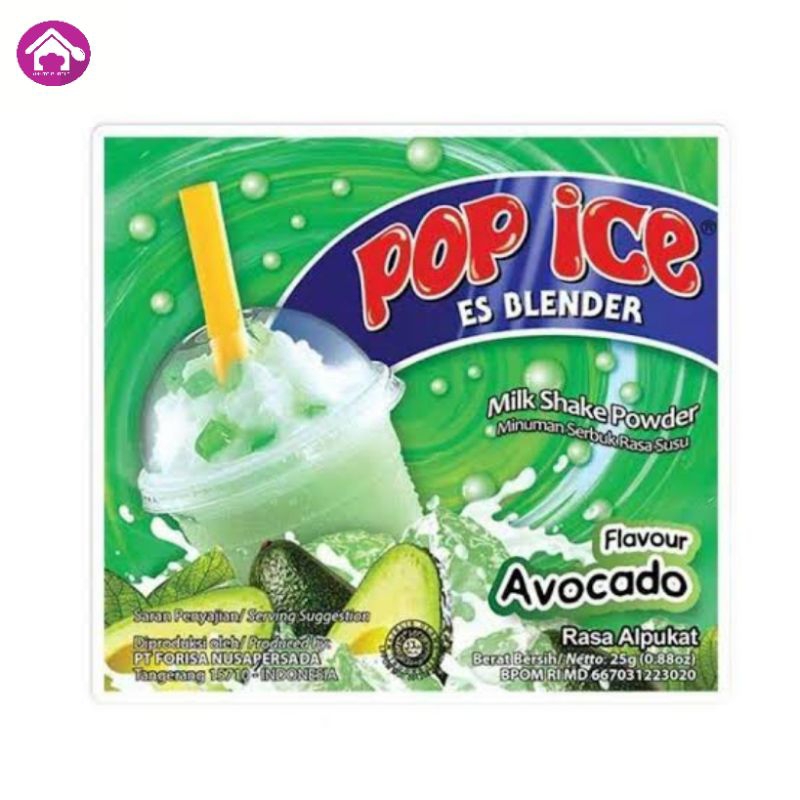 

POP ICE RASA ALPUKAT RENCENG ISI 10Pcs