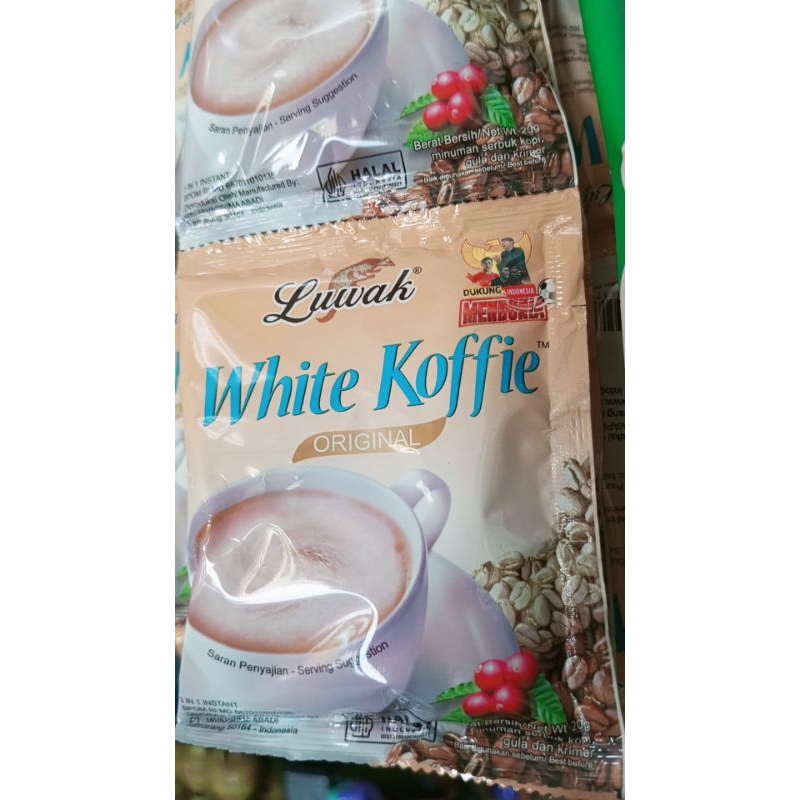 

Luwak White Koffie Original Rentengan isi 10 Sachet @20gr