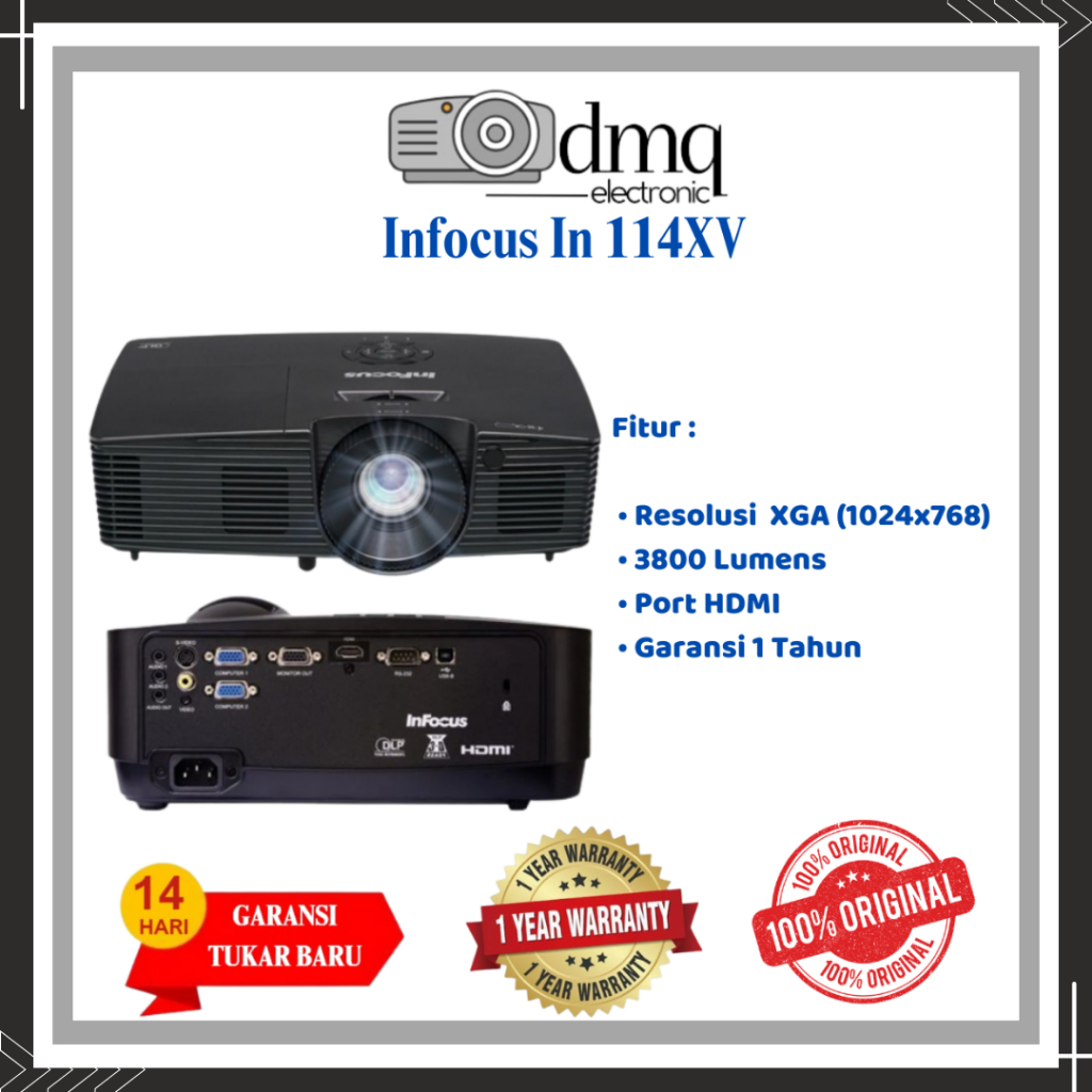 Infocus in 114xv / proyektor infocus in 114xv XGA 3800lumen new model