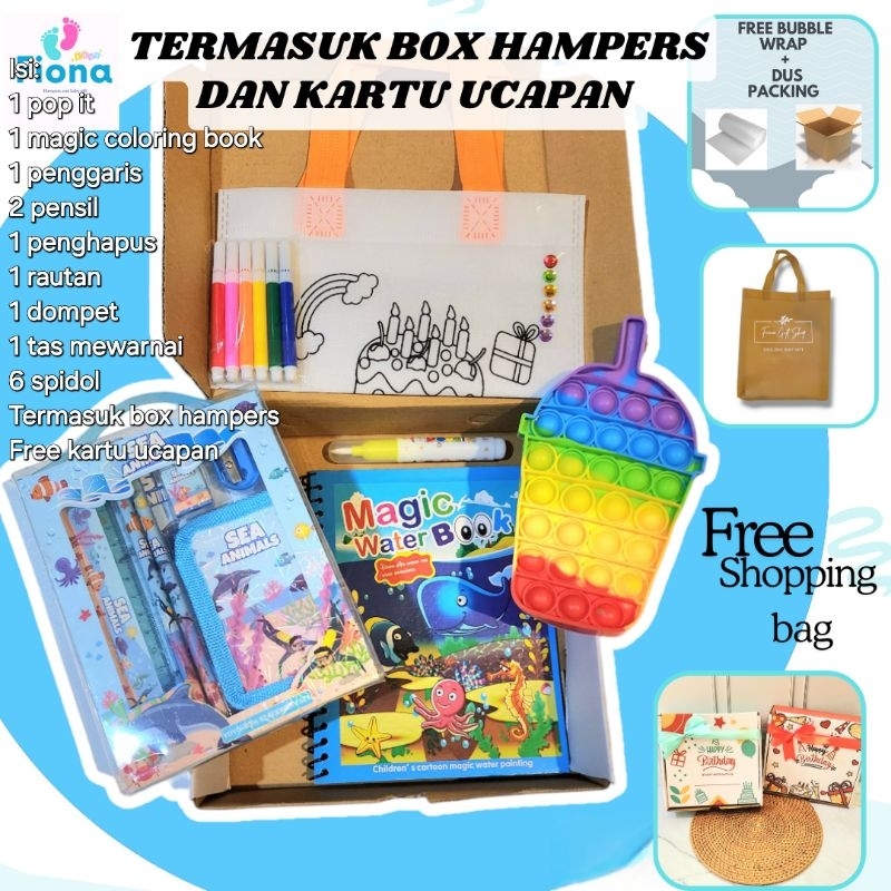 Kado ultah anak TK/hampers ultah anak TK/souvenir ultah