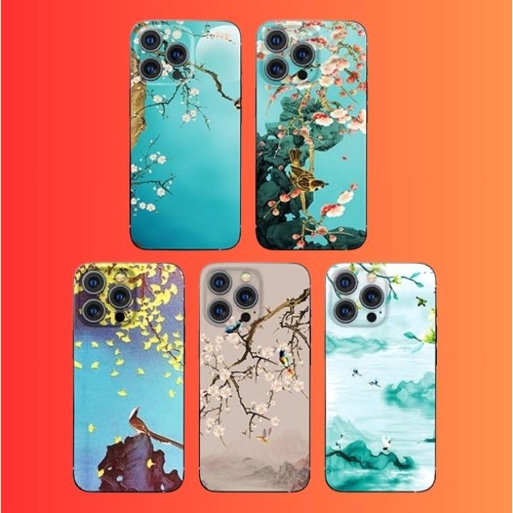 STIKER ANTIGORES HYDROGEL BELAKANG MOTIF ALAM UNTUK SEMUA TIPE HP