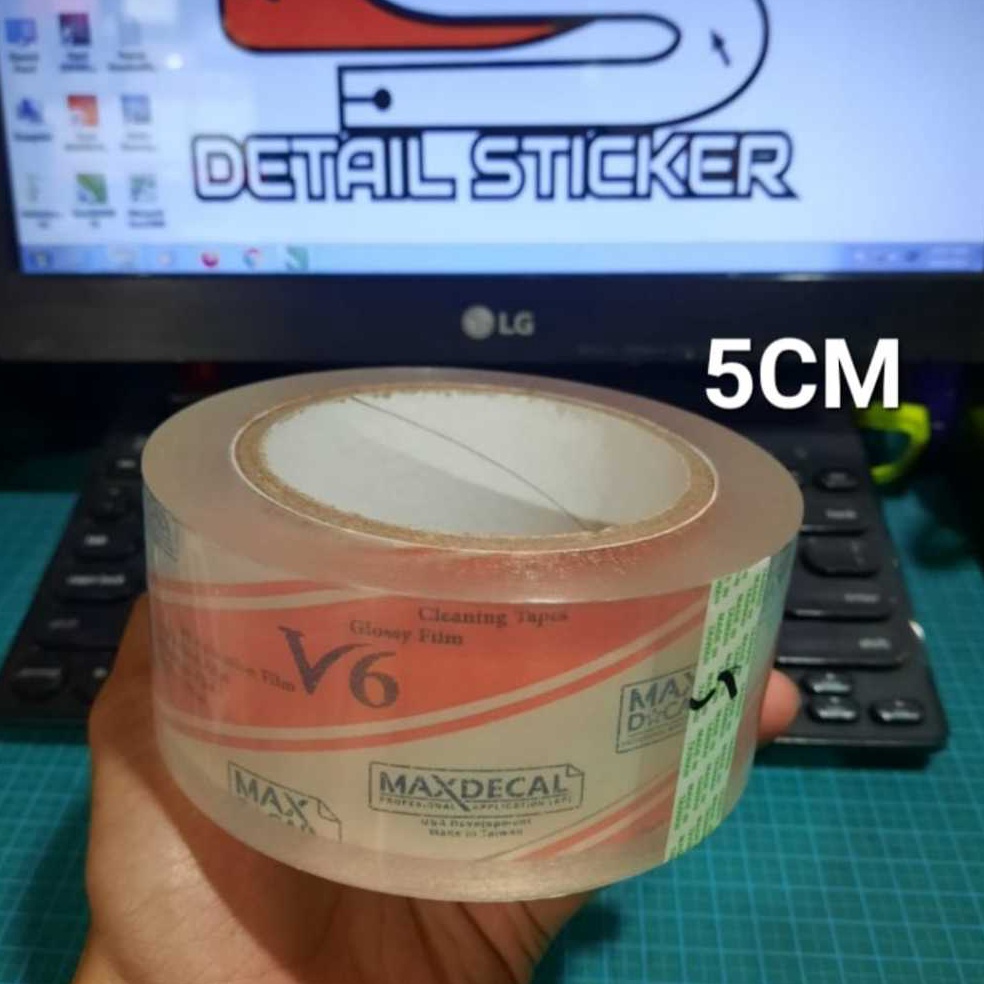 

5CM Masking Tape MAXDECAL Transfer Tape Laminasi Cutting Sticker Maxdecal 5CM KODE Z2V1