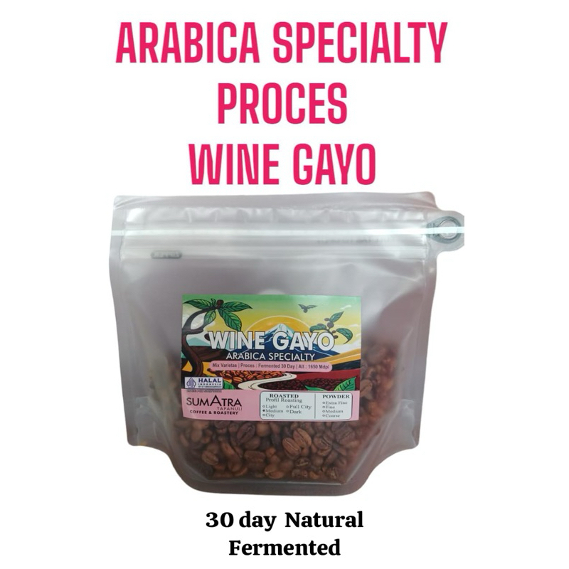 

Kopi Arabica Specialty Proces Wine Gayo