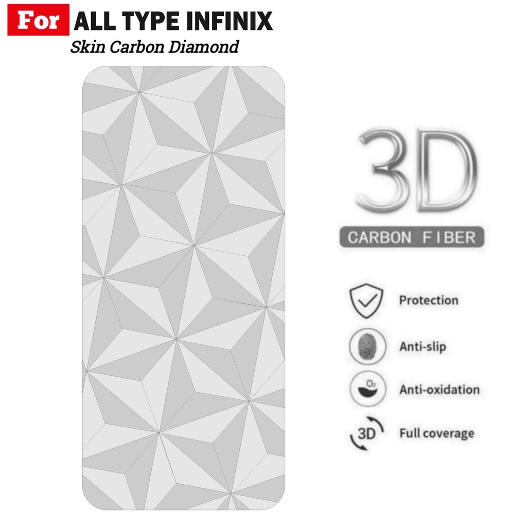 Skin Carbon INFINIX GT 20 Pro GT 10 Pro Anti Jamur Motif Diamond