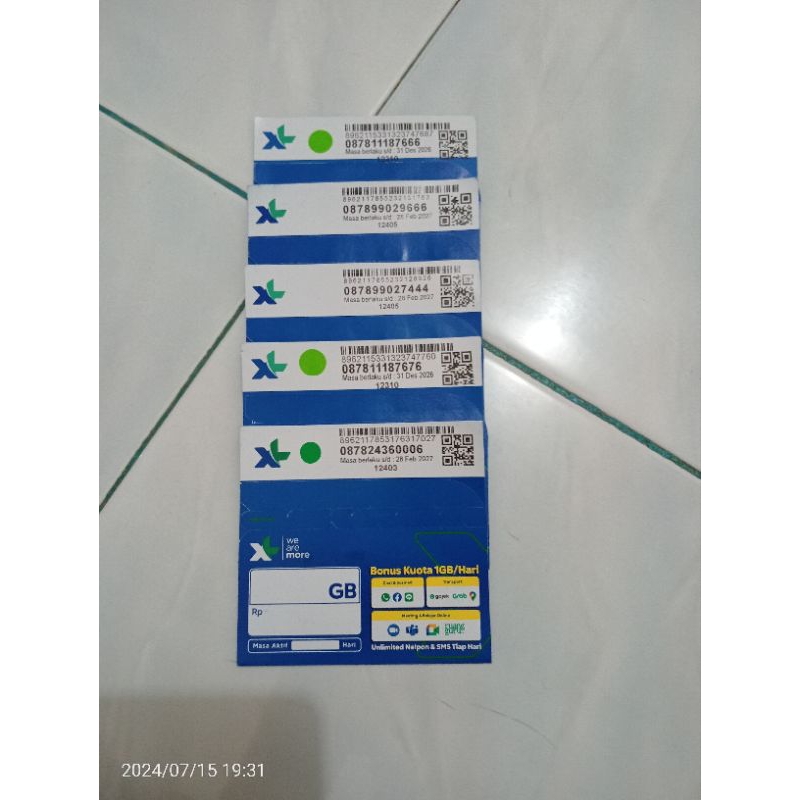 nomer cantik Xl