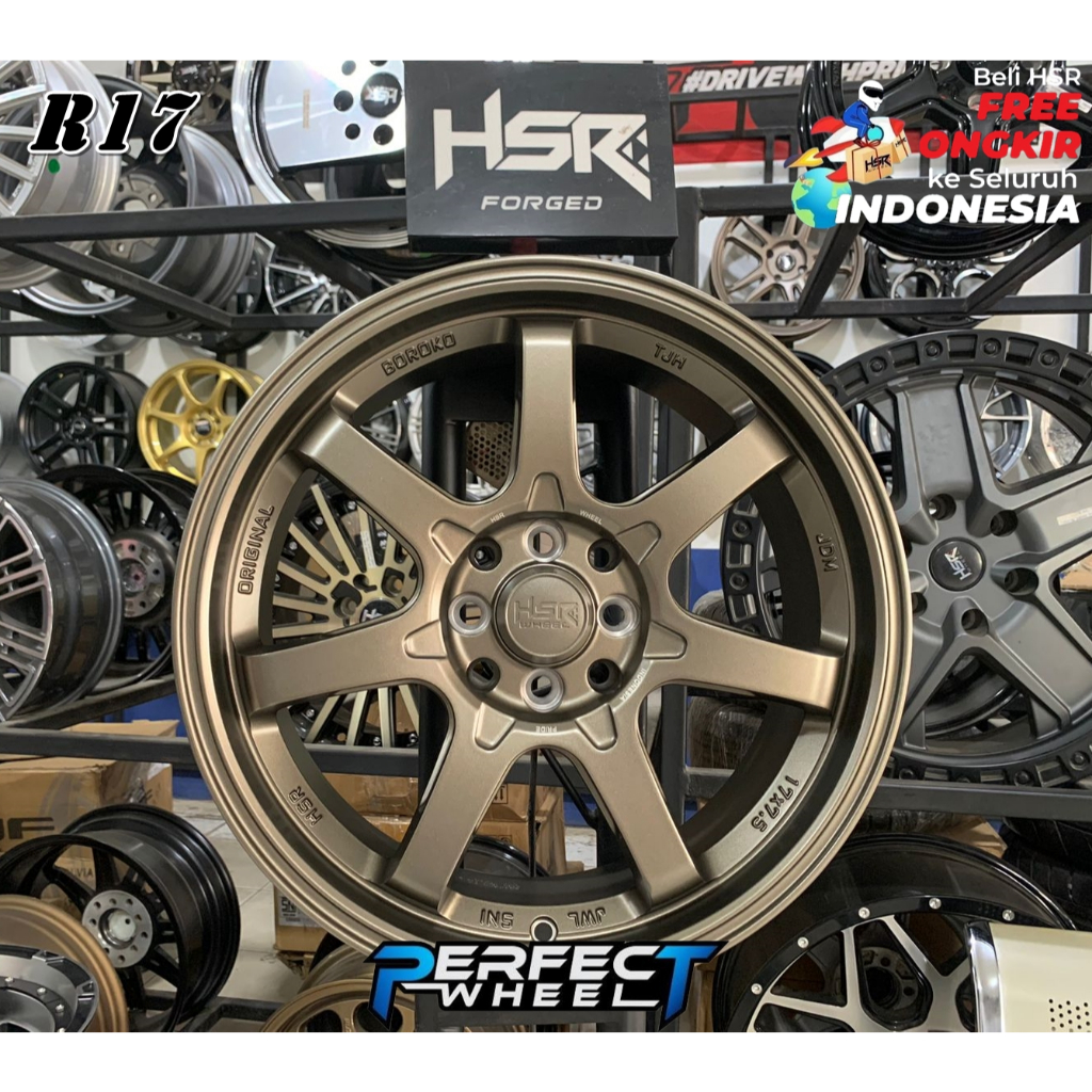 Velg Mobil Yaris R17 Hsr Boroko TJH Bronze Velg Ring 17 Veloz Evalia