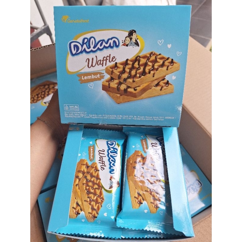 

Dilan Waffle Rasa Cokelat (1box isi 12pcs)