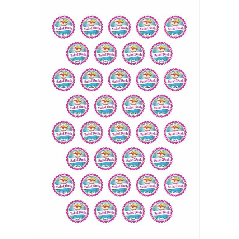 

stiker a3 plus bahan vinil anti air