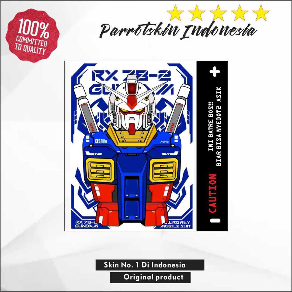 

LUAR BIASA Sticker WARP Batre 1865 217 Gundam edition