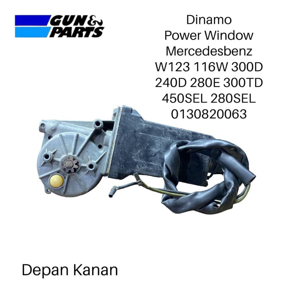 Dinamo Power Window Mercedes Benz W123 116W Depan Kanan Sparepart Mobil Copotan Original