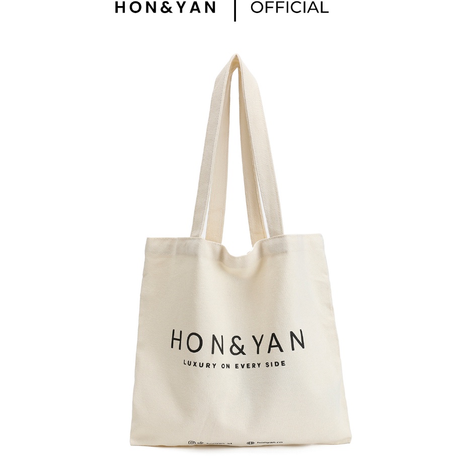 Terkini HONYAN Tas ToteBag Branded Ori Tas Wanita Canvas Import Tote bag Kampus Tas Sekolah Tas Hony