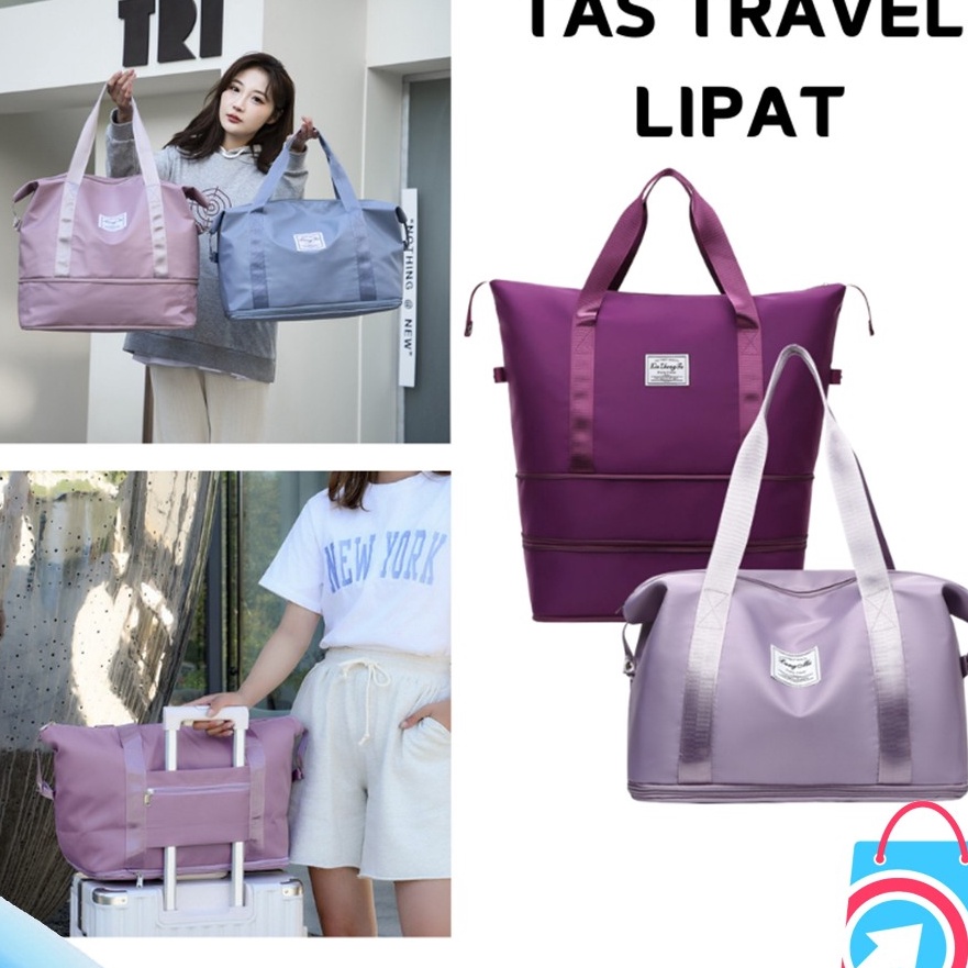 FG2 PHG  Tas Lipat Travel Besar Waterproof Foldbag Tas Travel Lipat Motif Besar Foldable Travel Bag 