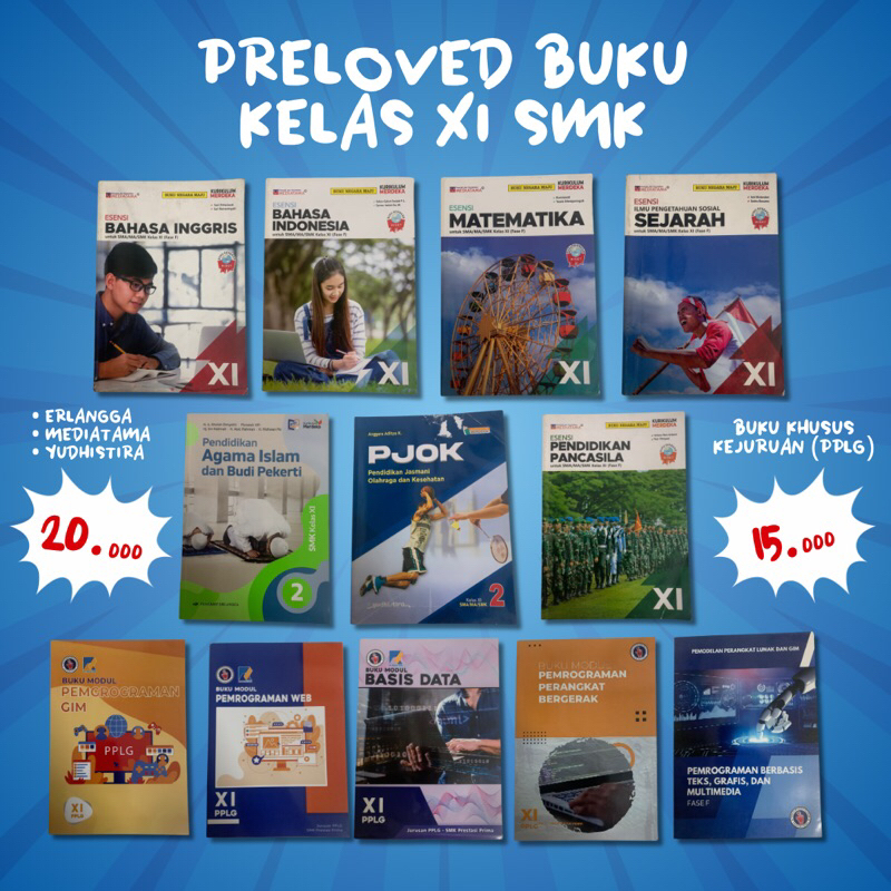 

preloved buku kelas 11 erlangga yudhistira