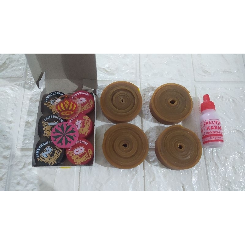 Paket Karambol Premium Lebar Karet 2,5 cm