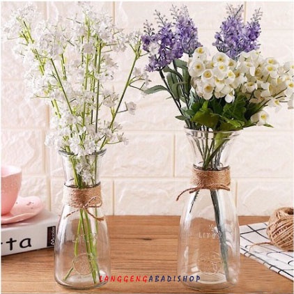 ORDER SAJA GAN 1Paket fullset  Vas Kaca Tinggi  Vas Kaca Estetik  Vas Kaca Murah  Vas Kaca Tanaman  