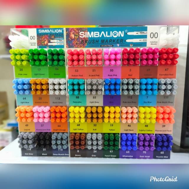 

TERKENAL Brush pen Marker Simbalion DUAL TIP
