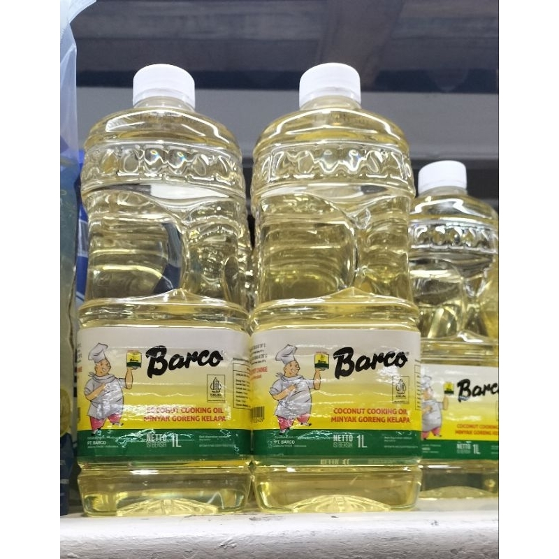 

Barco Coconut Oil 1 Liter|Minyak Goreng