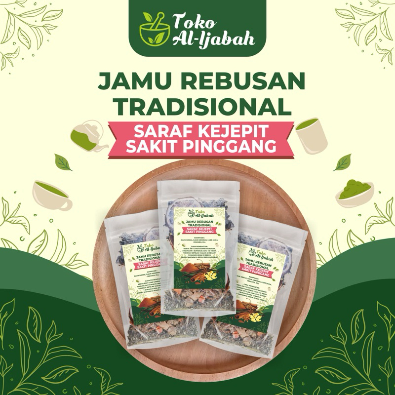

Paket 5 Bungkus Jamu Rebus Saraf Kejepit