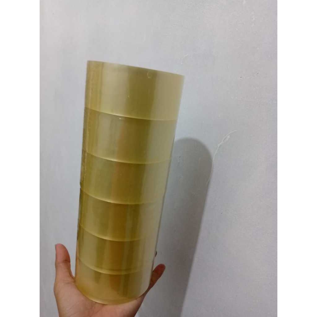 

Lakban Bening 45mm x 90 yard per slop isi 6pcs Murah