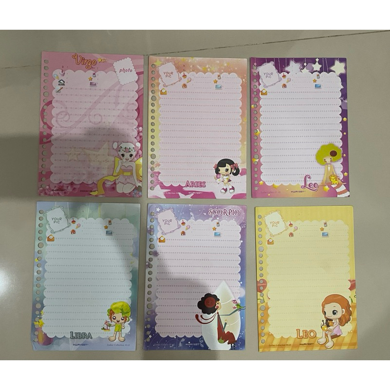 

KERTAS BINDER/LOOSE LEAF A5 RARE EDITION TEMA ZODIAC