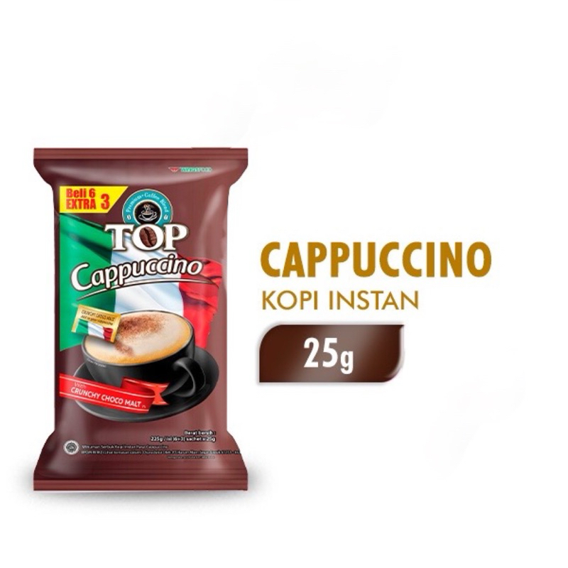 

TOP CAPPUCCINO 25 GR X 9 SACHET