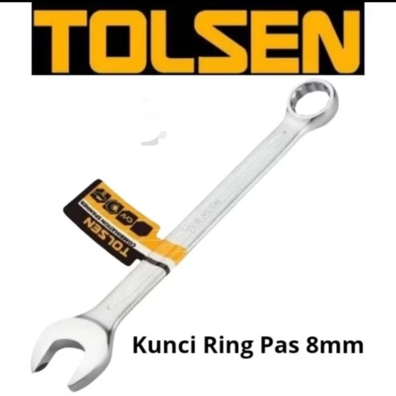 Alumaga Kunci Ring Pas TOLSEN/Combination Spanner