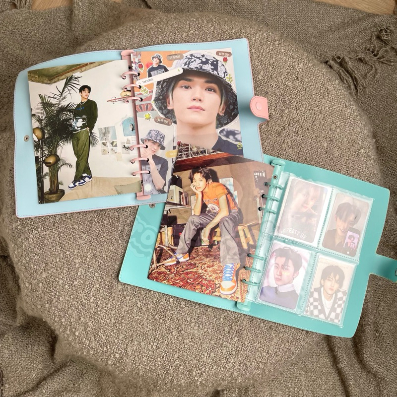 

BINDER LEATHER KULIT A5 SOFT HARD COVER PHOTOCARD JOURNAL JURNAL DIARY