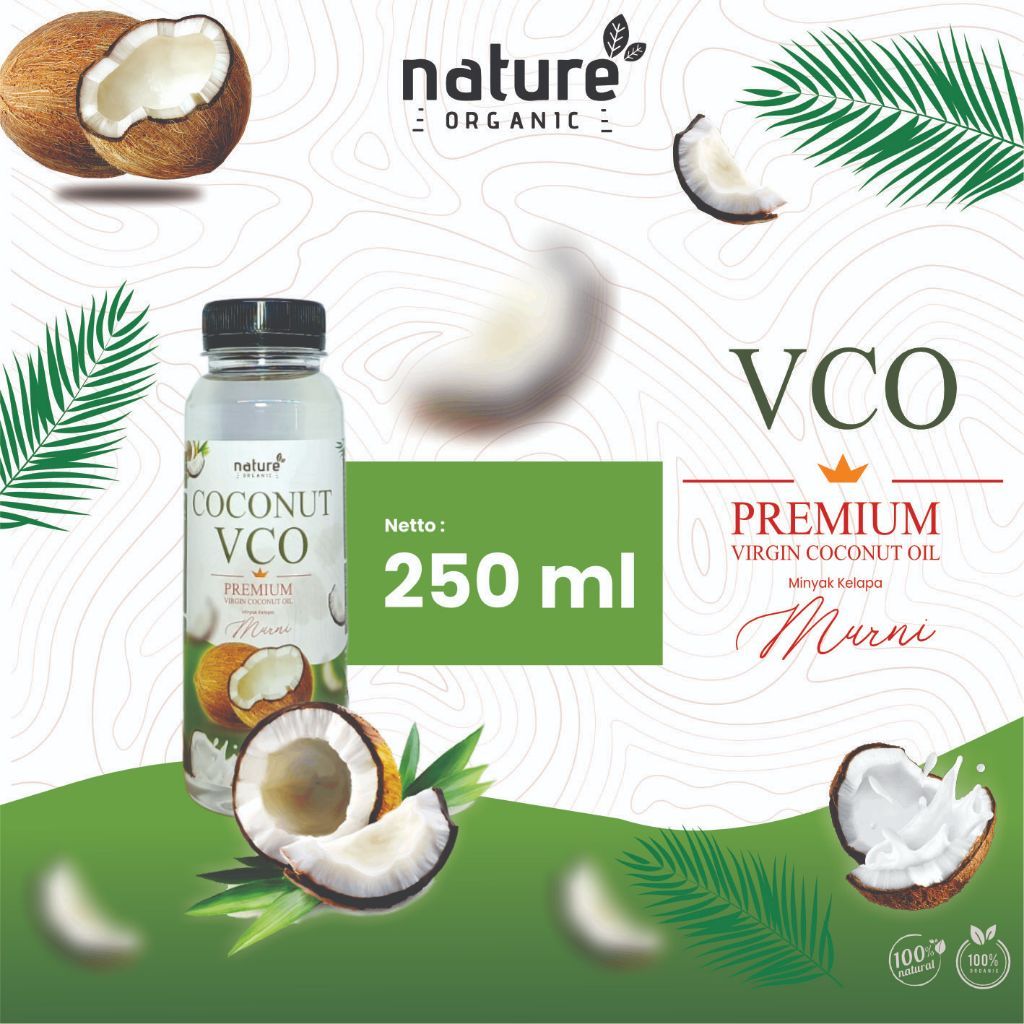 

Extra Virgin Coconut Oil VCO 500ml | Minyak Kelapa Murni VCO 250ml Organik Premium