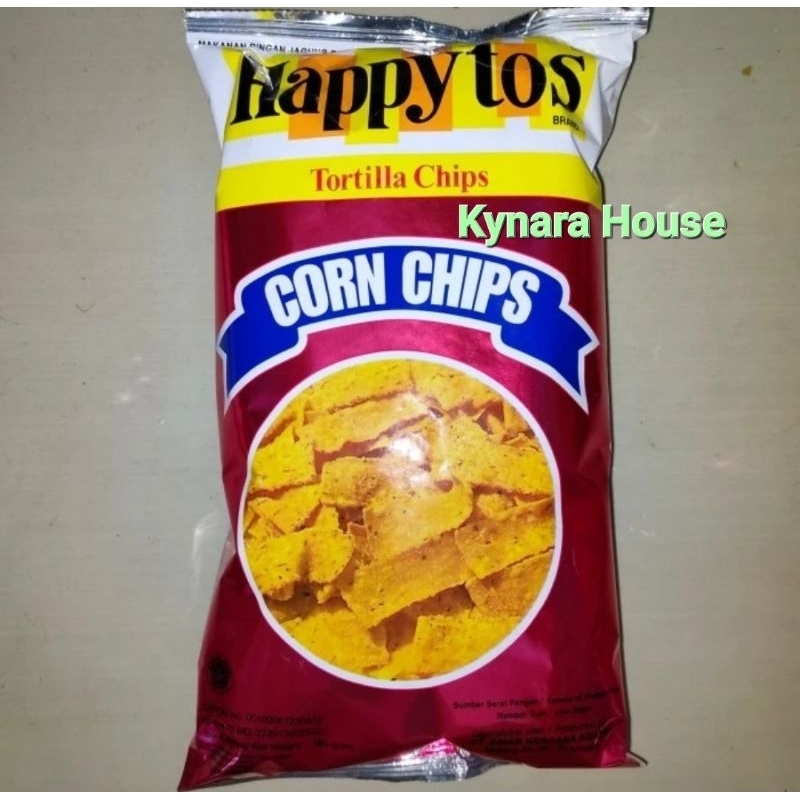 

Happy Tos Snack Tortila Chips Merah 140gr