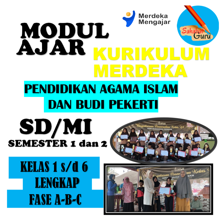 

MODUL AJAR PENDIDIKAN AGAMA ISLAM DAN BUDI PEKERTI SD/MI KELAS 1-6 LENGKAP
