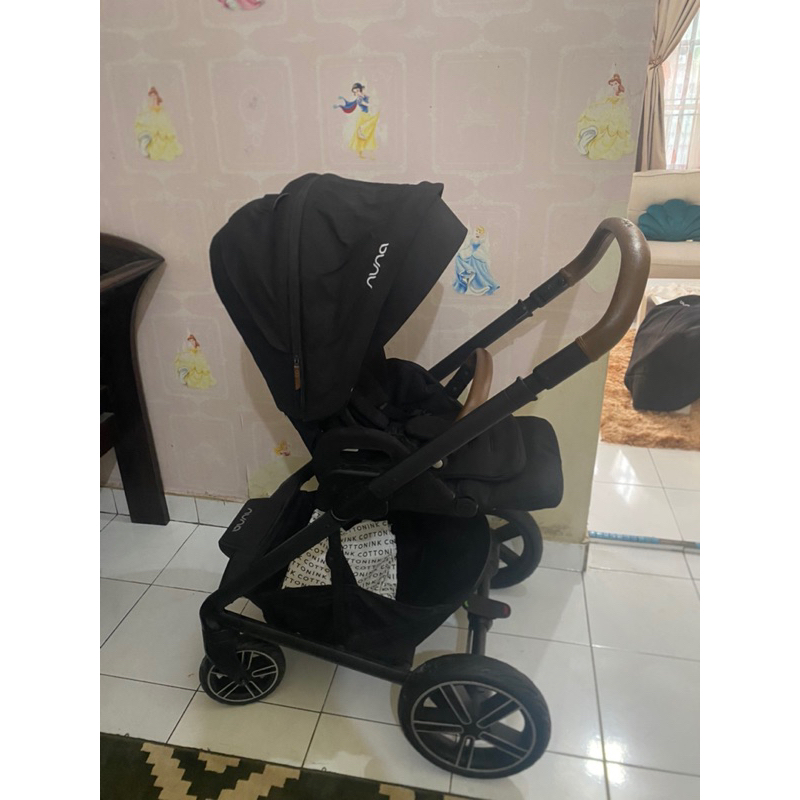 preloved stroller nuna mixx 2 2019 handle coklat rare