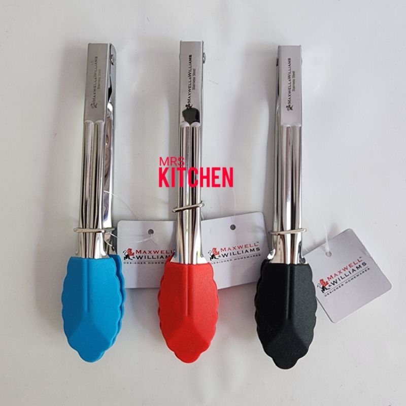 MAXWELL & WILLIAMS GRABBERS MINI TONGS 18CM SILICONE CAPITAN PENCAPIT JEPITAN PENGAMBIL CAPIT MAKANA