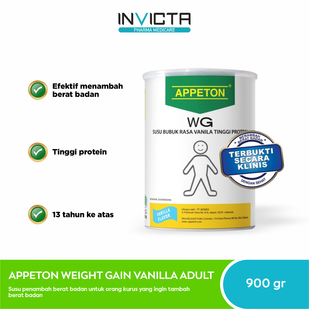 

Appeton Weight Gain Adult Vanilla - 900 gr