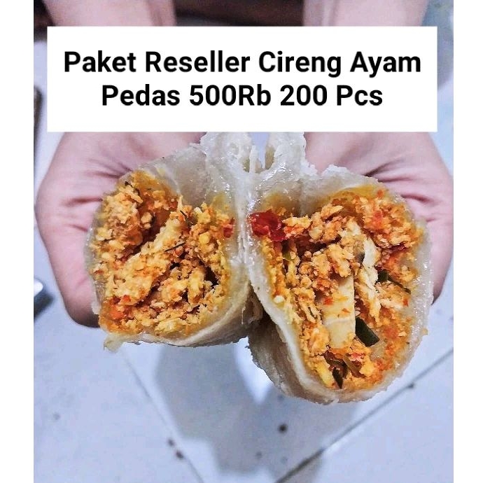 

Cireng ayam pedas Enak | Paket Jualan Untuk Reseller 200 Pcs Murah Banget