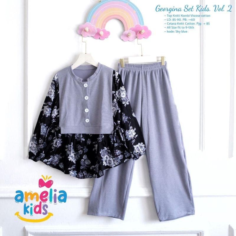 GEORGINA SET KIDS BY AMELIA TERMURAH ORIGINAL