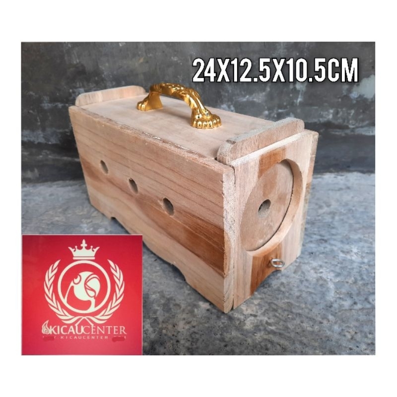 BOX BURUNG KAYU JATI
