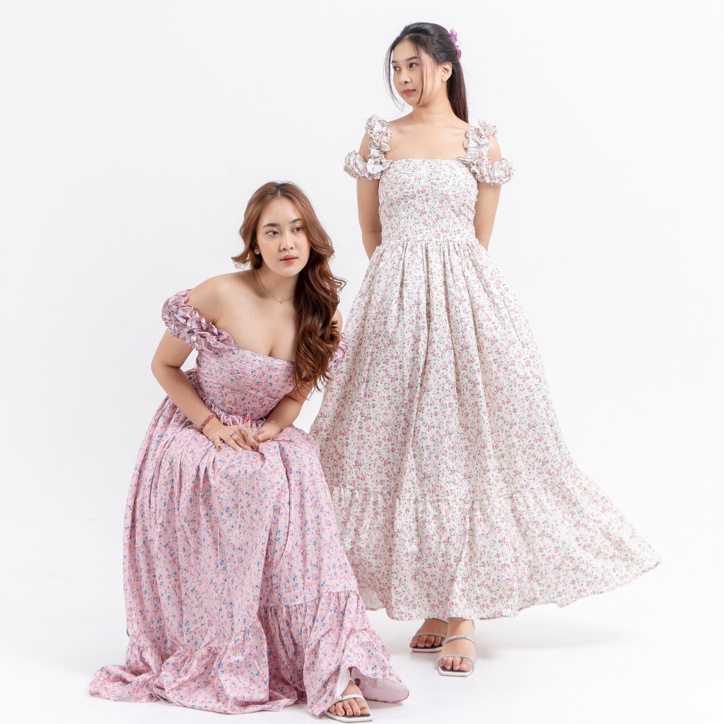 Prinshy Dress / Long Dress Satin / Gaun Panjang Satin - GURLBUCKET